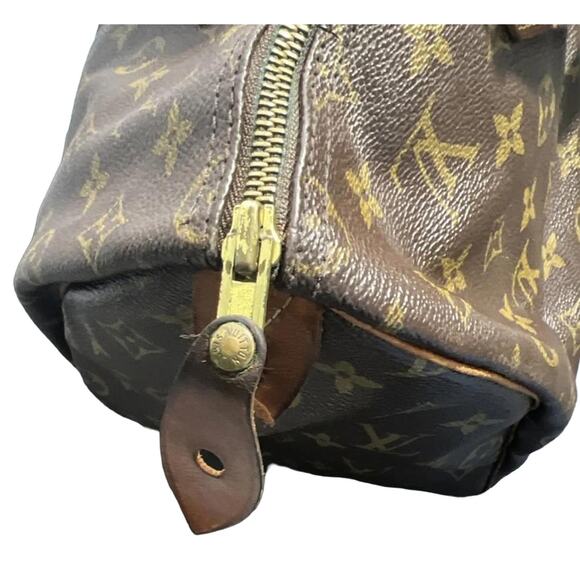 Louis Vuitton Vintage Monogram LV Leather Speedy 35 Travel Bag (LVXX200) - Picture 4 of 16